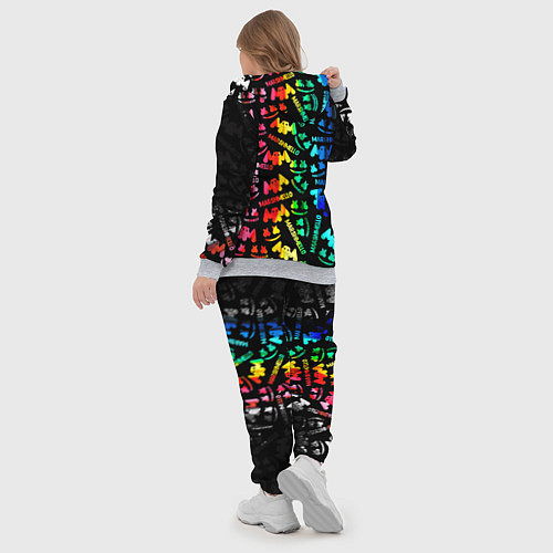 Женский костюм Marshmello neon color / 3D-Меланж – фото 5