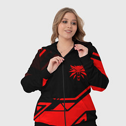 Женский 3D-костюм Ведьмак геометрия, цвет: 3D-черный — фото 2