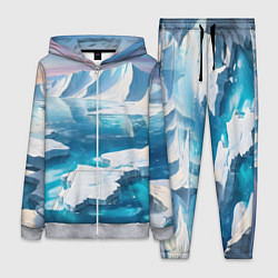 Женский 3D-костюм Арктика льдины, цвет: 3D-меланж
