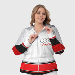 Женский 3D-костюм AUDI auto car, цвет: 3D-белый — фото 2