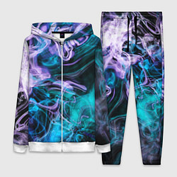 Женский костюм Цветной дым текстура