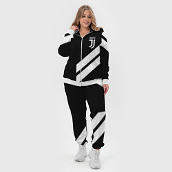 Женский 3D-костюм Juventus line white, цвет: 3D-белый — фото 2