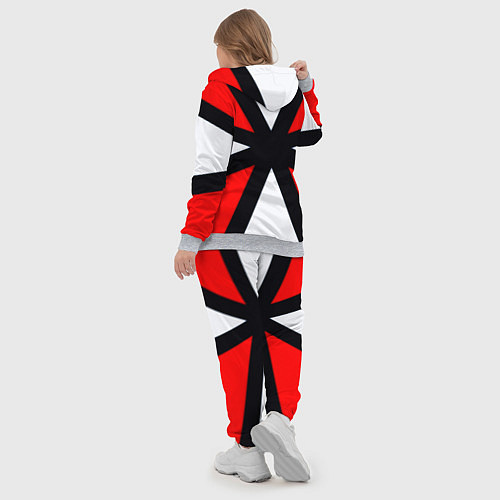 Женский костюм Полосы амбрелла / 3D-Меланж – фото 5