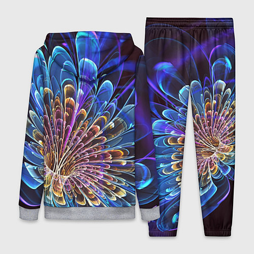 Женский костюм Оптический цветок узор / 3D-Меланж – фото 2