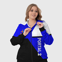 Женский 3D-костюм Portal geometry steel game, цвет: 3D-черный — фото 2