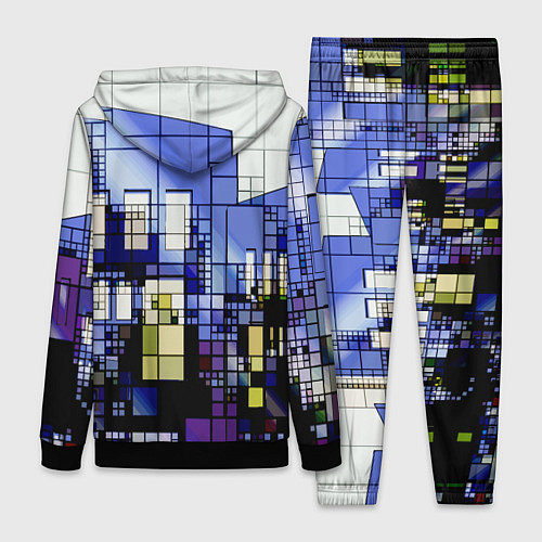 Женский костюм Городской пейзаж / 3D-Черный – фото 2