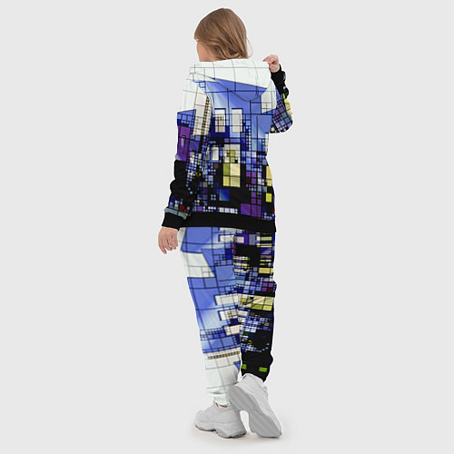 Женский костюм Городской пейзаж / 3D-Черный – фото 5