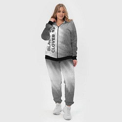 Женский 3D-костюм Black Clover - white gradient по-вертикали, цвет: 3D-черный — фото 2