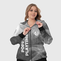 Женский 3D-костюм Poppy Playtime - grey gradient вертикально, цвет: 3D-черный — фото 2