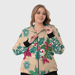 Женский 3D-костюм Новогодний узор, цвет: 3D-черный — фото 2