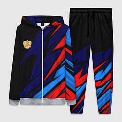 Женский 3D-костюм Российский герб - Темные цвета, цвет: 3D-меланж