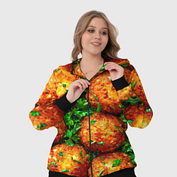 Женский 3D-костюм Котлеты, цвет: 3D-черный — фото 2