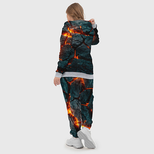 Женский костюм Скала и лава / 3D-Меланж – фото 5