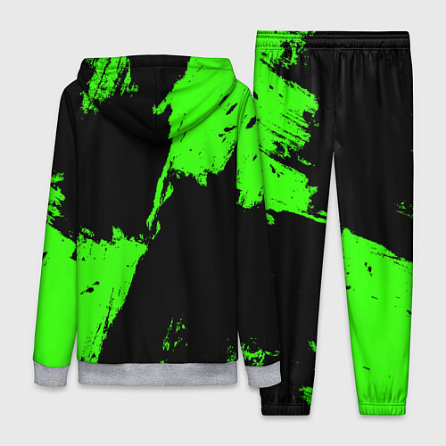 Женский костюм Arctic Monkeys - Зеленые брызги / 3D-Меланж – фото 2