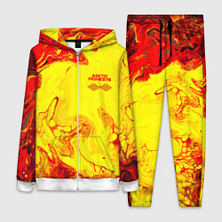 Женский 3D-костюм Arctic Monkeys - ядовитые подтеки, цвет: 3D-белый