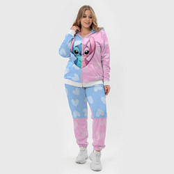 Женский 3D-костюм Стич и Ангел, цвет: 3D-белый — фото 2