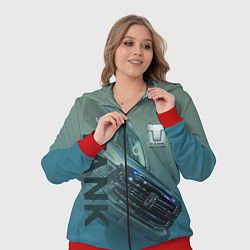 Женский 3D-костюм Tank 500, цвет: 3D-красный — фото 2