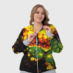 Женский 3D-костюм Абстракция осколки, цвет: 3D-меланж — фото 2