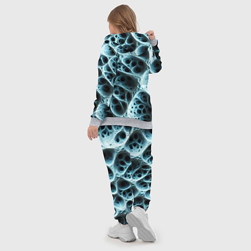 Женский костюм Белая пористая структура / 3D-Меланж – фото 5