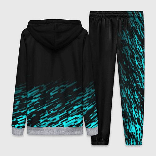 Женский костюм Mazda голубые краски / 3D-Меланж – фото 2