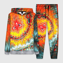 Женский костюм Оптические краски текстура