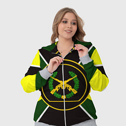 Женский 3D-костюм Мотострелковые войска: шеврон без текста, цвет: 3D-меланж — фото 2