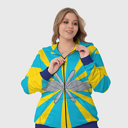 Женский 3D-костюм Военно-воздушные силы, цвет: 3D-синий — фото 2