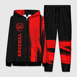 Женский костюм Arsenal - red gradient по-вертикали