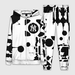 Женский 3D-костюм New York yankees - baseball team pattern, цвет: 3D-белый