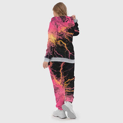 Женский костюм Абстрактные молнии текстура / 3D-Меланж – фото 5