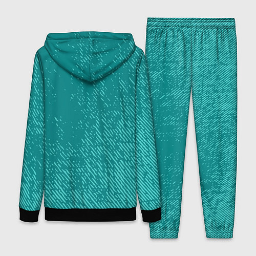 Женский костюм Джинс с потертостями-зеленый / 3D-Черный – фото 2