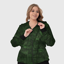 Женский 3D-костюм Абстракция - strange camouflage, цвет: 3D-черный — фото 2