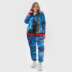 Женский 3D-костюм Mass Effect - neon glow fantastic, цвет: 3D-красный — фото 2