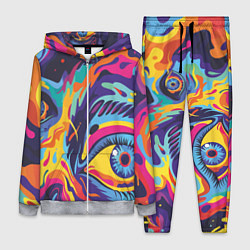 Женский 3D-костюм Глаза вселенной, цвет: 3D-меланж