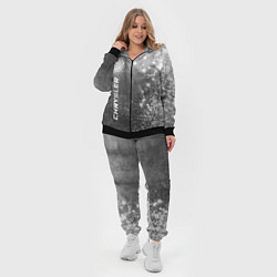 Женский 3D-костюм Chrysler - grey gradient по-вертикали, цвет: 3D-черный — фото 2