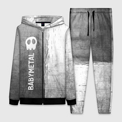 Женский костюм Babymetal - grey gradient по-вертикали