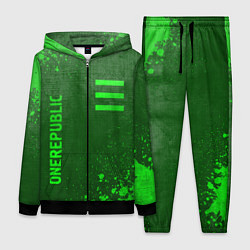 Женский костюм OneRepublic - green gradient вертикально