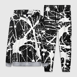 Женский костюм Брызги белой краски