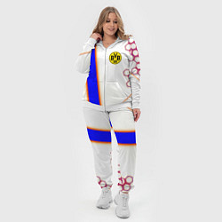 Женский 3D-костюм Borussia geometry sport, цвет: 3D-белый — фото 2