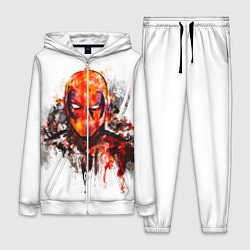 Женский костюм Дэдпул краски