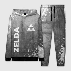 Женский 3D-костюм Zelda - grey gradient вертикально, цвет: 3D-черный