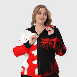 Женский 3D-костюм Ведьмак огненный, цвет: 3D-черный — фото 2