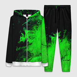 Женский костюм Color green black