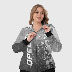 Женский 3D-костюм Opel - grey gradient по-вертикали, цвет: 3D-черный — фото 2