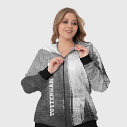 Женский 3D-костюм Tottenham - grey gradient по-вертикали, цвет: 3D-черный — фото 2