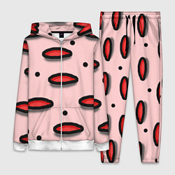 Женский 3D-костюм Круги маркер - паттерн, цвет: 3D-белый