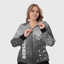 Женский 3D-костюм Berserk - grey gradient вертикально, цвет: 3D-черный — фото 2
