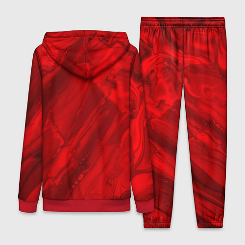 Женский костюм Красный камень абстракция / 3D-Красный – фото 2