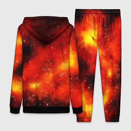 Женский костюм Космос огненный / 3D-Черный – фото 2