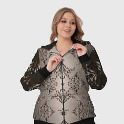 Женский 3D-костюм Узоры с градиентом, цвет: 3D-черный — фото 2